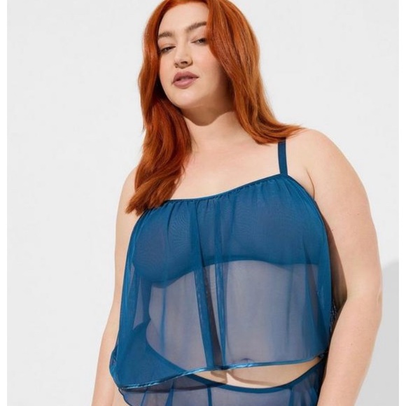 Torrid playfull mesh cami top - Picture 2 of 5